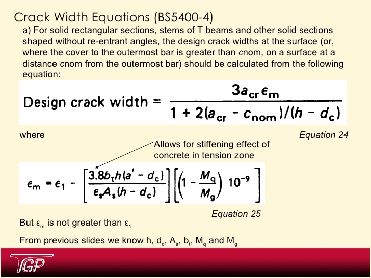 Crack Width Calculation Eurocode 2